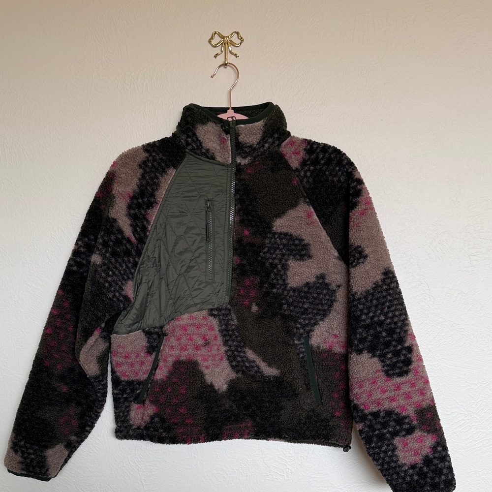 JoyLab sherpa half zip